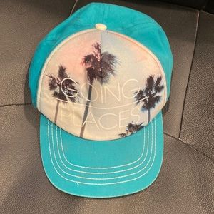 Element tropical print snapback cap